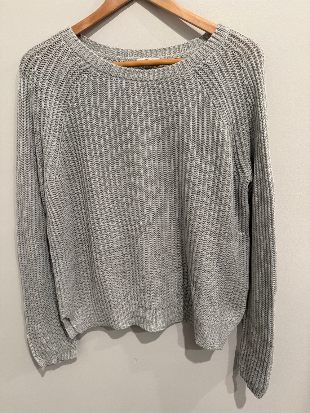Rails Light Gray Women's Knit Sweater